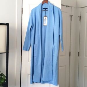 Blue‎ Women's Long Coat/sweater  NWT